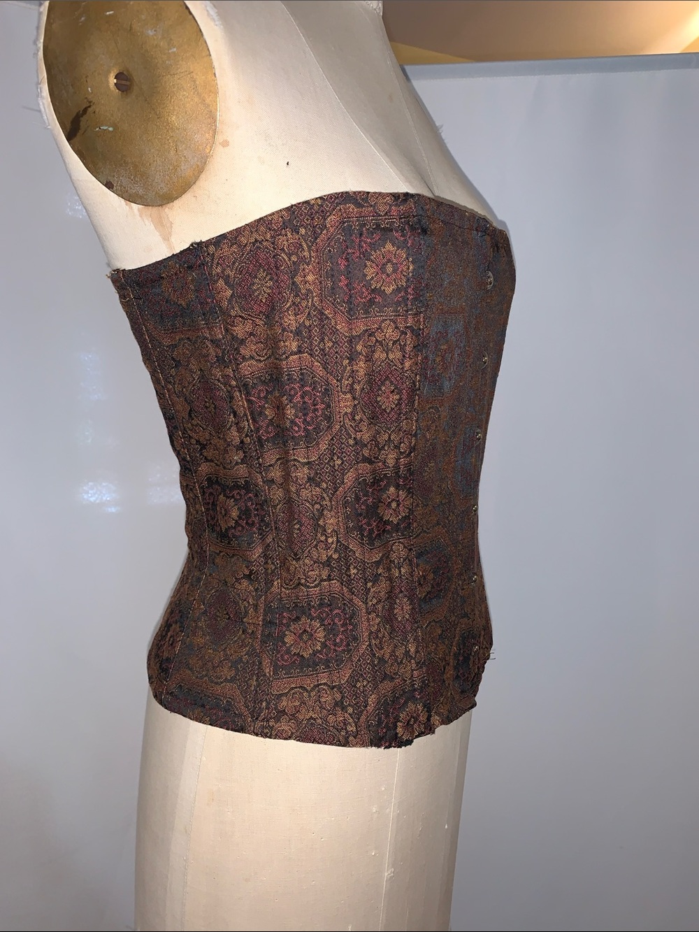 Trashy Lingerie medeival Brocade bustier Corset Top 2/4 32-34 A/B